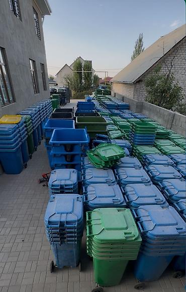 Мусорные баки, контейнеры: Мусорные баки, пластиковые евроконтейнеры Для чистого и безопасного — 4