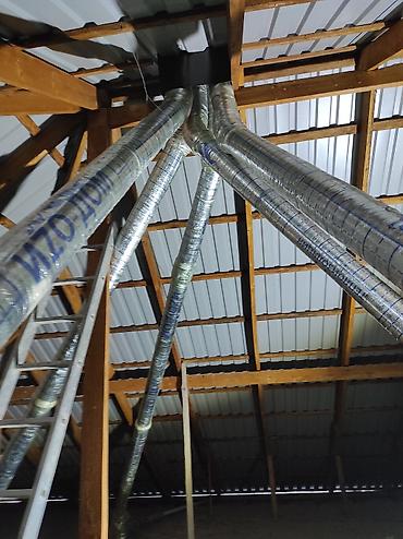 Установка вытяжек и вентиляции: Вентиляция вытяжка кухонная — 21