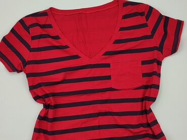 czerwona bluzki z falbankami: Блуза жіноча, M, стан - Дуже гарний