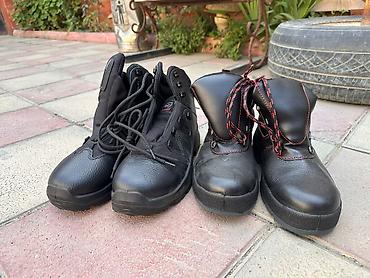 safety jogger: Məhsul: Qara rəngli işçi/ təhlükəsizlik çəkmələri (2 model, 2 cüt) — 2