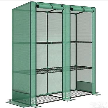 kavez za sušenje mesa: MINI PLASTEIK NOVO Linder Exclusiv mini plastenik MC4309 – 180 × 142 — 1