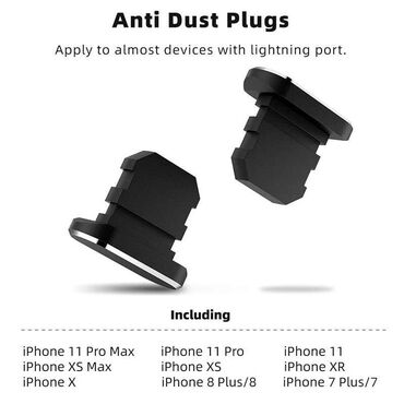 Другие аксессуары для мобильных телефонов: Пылезащитная заглушка для порта зарядки APPLE, цена за 1 шт