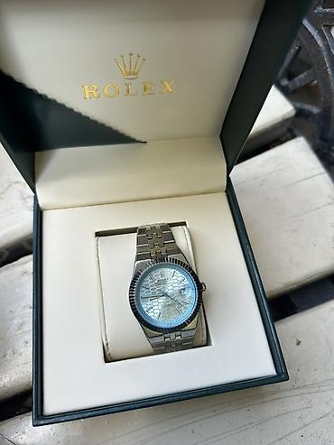 saat aksesuar: Rolex dizaynlı qol saatı, yaşıl markalı qutu ilə birlikdə təqdim — 3