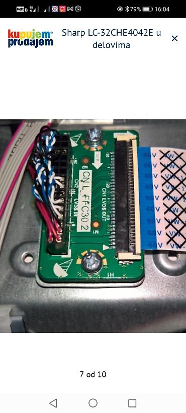 Aksesoari za TV i video: Sharp LC-32CHE4042E – delovi Rastavljen LCD TV Sharp LC-32CHE4042E na lalafo.rs — 7 Aksesoari za TV i video: Sharp LC-32CHE4042E – delovi Rastavljen LCD TV Sharp LC-32CHE4042E — 7