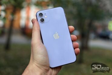 Apple iPhone: IPhone 11, Б/у, 64 ГБ, Зарядное устройство, Защитное стекло, Чехол, 85 %