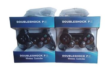 ps3 joystick: DOUBLESHOCK Double PS3 Uyumlu Simsiz Analoq Oyun Konsolu son 1 ədəd