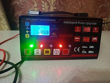Avtomobil üçün alətlər: Ağıllı impuls texnologiyalı akkumulyator şarj cihazı – Model: 500A — 1