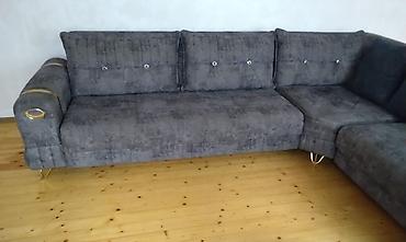 divan transformer: Künc divan – müasir dizayn, rahat oturuş - Forma: L-şəkilli künc — 5