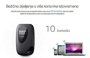 Modemi, ruteri i mrežni uređaji: TP-Link M5350 3G Mobile Wi‑Fi (MiFi) – prenosni bežični ruter - 3G — 13