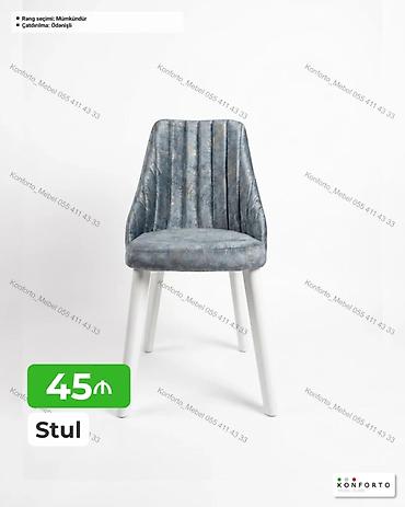 Mebel: Yumşaq oturacaqlı stul - Model: arxalı, dik tikişli yumşaq lalafo.az -da Mebel: Yumşaq oturacaqlı stul - Model: arxalı, dik tikişli yumşaq
