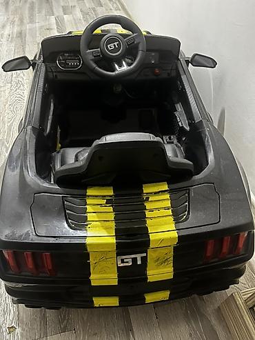 Uşaq üçün elektrik maşınları: Uşaq üçün elektrikli miniatür “GT” sedan tipli maşın - Rəng: qara — 3