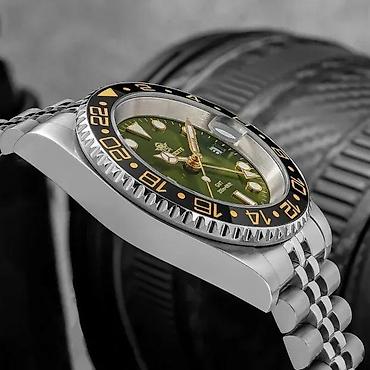Ručni satovi: ADDIESDIVE AD2050 -40mm- Zelena -Rolex GMT-Master II Hom Potpuno nov — 5