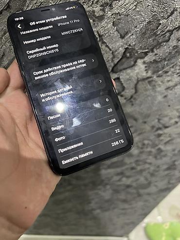 17 pro maks: IPhone 11 Pro, Б/у, 256 ГБ, Черный — 1