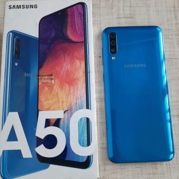 Электроника: Samsung A50 | 64 ГБ, цвет - Голубой
