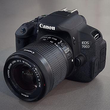 canon фотоаппарат: Зеркальная фотокамера Canon EOS 700D с объективом Canon EF‑S 18–55mm — 1