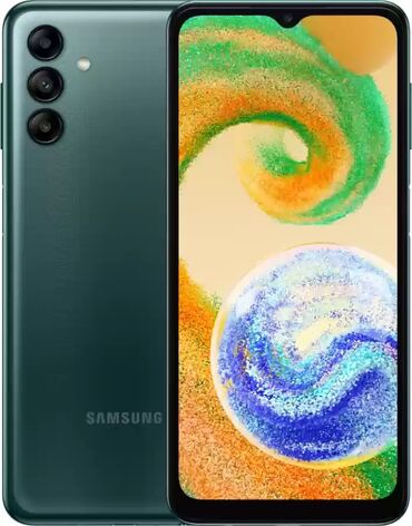 Samsung: Samsung Galaxy A04s, 64 GB, rəng - Qara, Barmaq izi, İki sim kartlı