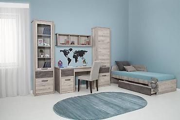 bunk bed: Односпальная кровать, Новый, С ящиком для хранения, В рассрочку, длина - 205 см — 10