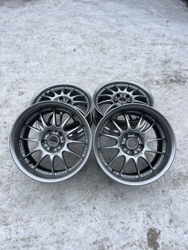 Диски: Литые Диски R 17 Work, Комплект, отверстий - 5, Б/у — 8