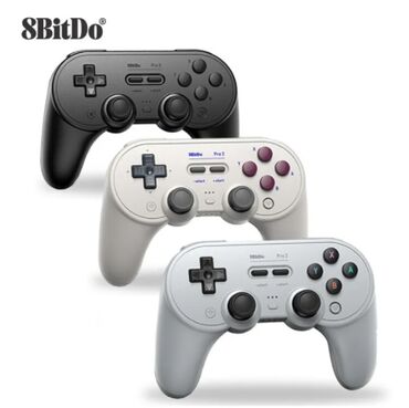 джойстик пк: 8bitdo Pro 2 Bluetooth геймпад с джойстиком для Steam deck/Nintendo