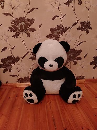 toxunma oyuncaqlar: Böyük ölçülü plyuş panda oyuncağı - Rəng: klassik qara‑ağ - Material — 1