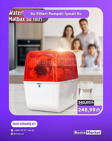 su filtr: Su Filteri – Pompalı İçməli Su Sistemi • Mətbəx üçün kompakt masaüstü — 1