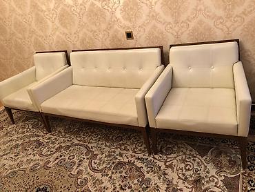 Digər mebel: Divan ve iki kreslo hem ev hemde ofis uchun uygundu az iwlenib — 1