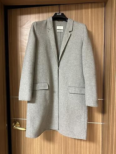 Верхняя одежда: Женское пальто Vicolo, HAND MADE - Цвет: светло-серый меланж - Крой — 1
