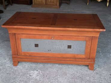 Ostali nameštaj: Drvena škrinja/klupa sa prostorom za odlaganje - Materijal: puno drvo — 2