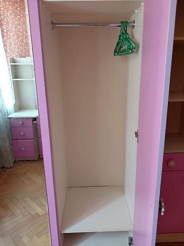 genc qiz mebelleri: Uşaq/yeniyetmə otağı üçün komplekt mebel dəsti Rəng: krem + çəhrayı — 6