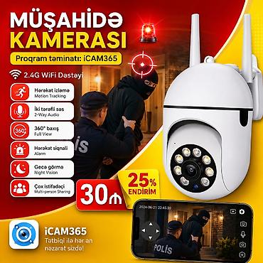 səs gücləndirən: Müşahidə kamerası. Kamera təzə və yoxlanılmış vəziyyətdədir. Proqram — 1