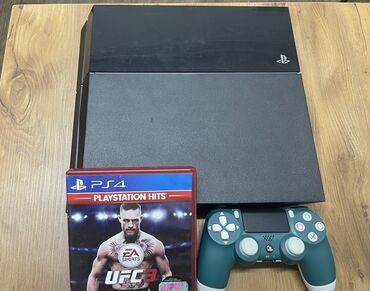 сони плейстейшен 4 бишкек: Продаю PS4 FAT 500GB. 2 ревизия, ПО 12.0. В комплекте один джойстик и