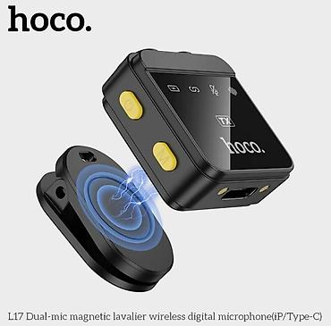 Аудиотехника: HOCO L17 Магнитный беспроводной петличный микрофон для iPhone Android — 5