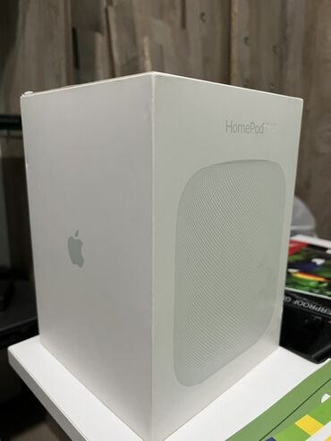 Səs gücləndiriciləri: Apple homepad səsgücləndirici təzə vəziyyətdədi sadəcə qutusu açılıb