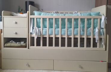 кровать для новорожденного: Кровать-трансформер, Для девочки, Для мальчика, Б/у
