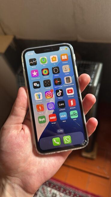 uz qırxan: IPhone Xs, 64 GB, Qızılı, Qırıq, Face ID