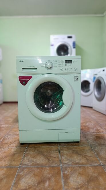 продажа стиральных машин бу: Стиральная машина LG, Б/у, Автомат, До 5 кг, Полноразмерная