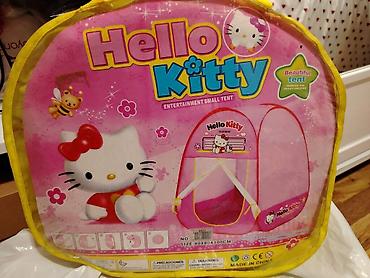 hello kitty: Hello Kitty uşaq çadırı. - Ölçü: 80 × 80 × 100 sm (üzərində — 1