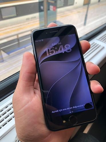 kaset satisi: IPhone SE 2020, 128 GB, Qara, Barmaq izi — 3