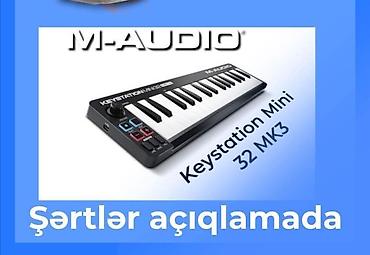 M-Audio Keystation Mini 32 MK3 MIDI klaviatura. Təzədir hec bir zaman