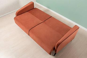 Угловые диваны: Диван прямой раскладной Ноэль, ТД 445 Терракотовый, Нижегородмебель и — 4