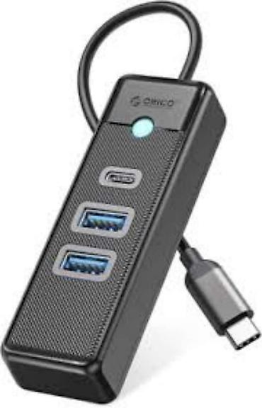 🔥 ORICO PWCUR-C3-015-BK-EP – 3-Port USB 3.0 Type-C HUB + Gigabit LAN at lalafo.az 🔥 ORICO PWCUR-C3-015-BK-EP – 3-Port USB 3.0 Type-C HUB + Gigabit LAN