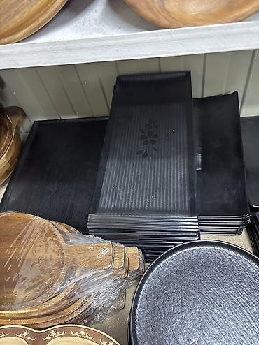 Другие товары для кухни: Меламиновая посуда для кафе и ресторанов — черная коллекция - — 18