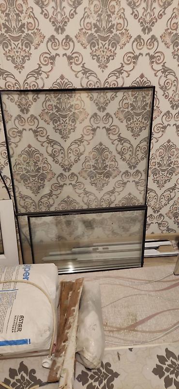 şüşə qapi: PVC balkon-qapı və pəncərə dəsti - Material: ağ PVC profil, ikili — 7