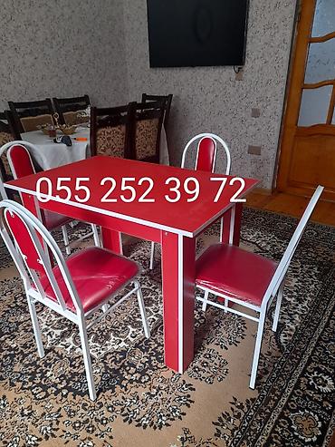 Stullar: Stol və stul - gözəl mətbəx dəstimiz. Bağ evlərinizi, kafelərinizi — 23