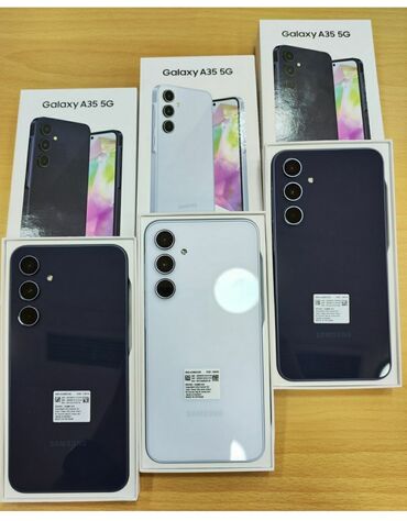 Xiaomi: Samsung Galaxy A35, Новый, 256 ГБ, цвет - Черный, В рассрочку, 2 SIM