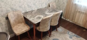 Masa və oturacaq dəstləri: Mətbəx üçün, Yeni, Açılmayan, Dördbucaq masa, 4 stul — 17