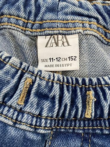 salvar kəməri: ZARA uşaq cins şalvarı – cargo model. Tam qüsursuzdu - Ölçü: 11-12 — 2