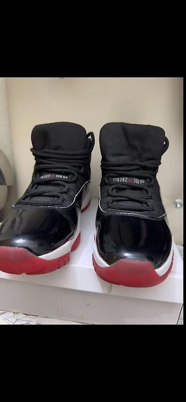 11 джорданы: Кроссовки баскетбольные Air Jordan 11 “Bred” (черно‑красные) - — 1