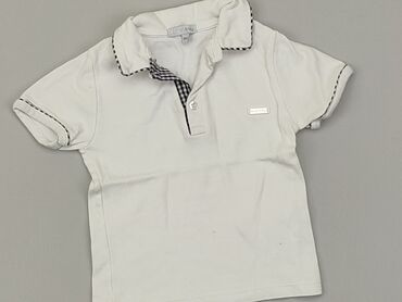 koszula biala z falbanami: Koszulka, 12-18 m, 80-86 cm, stan - Dobry