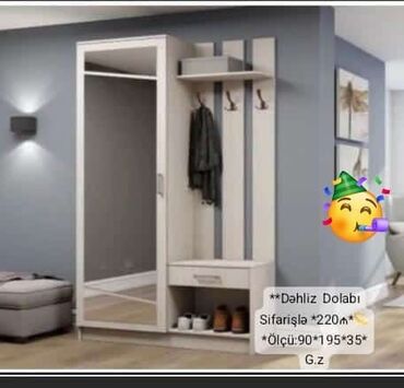 шкаф в прихожую: Yeni, Düz dolab, Dəhliz dolabı